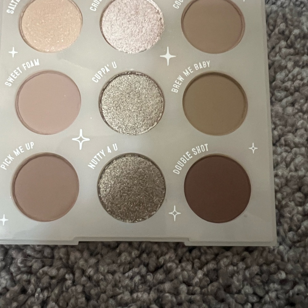 Colourpop Deja Brew Eyeshadow Palette - Neutral and Metallic Shades - Picture 3 of 3